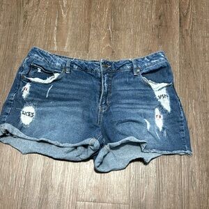 Faded Glory Size 18 Jean Shorts